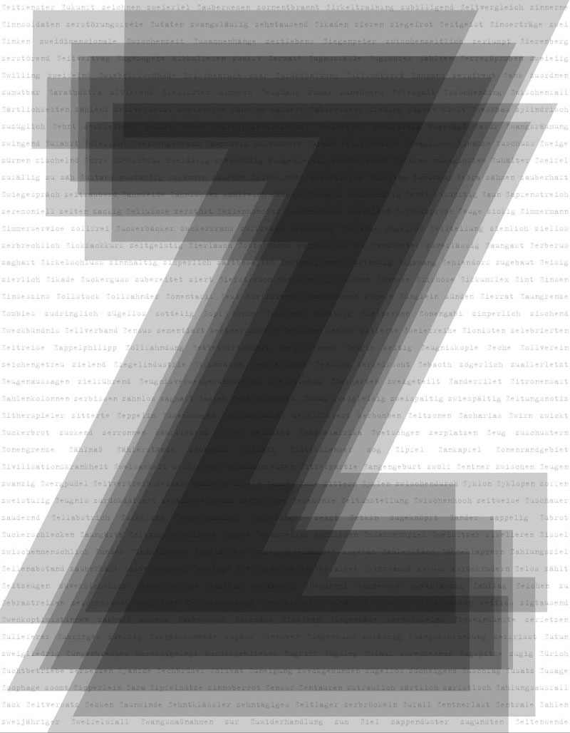 Alphabetische Assoziationen, ZEICHEN – Z, Computergrafik